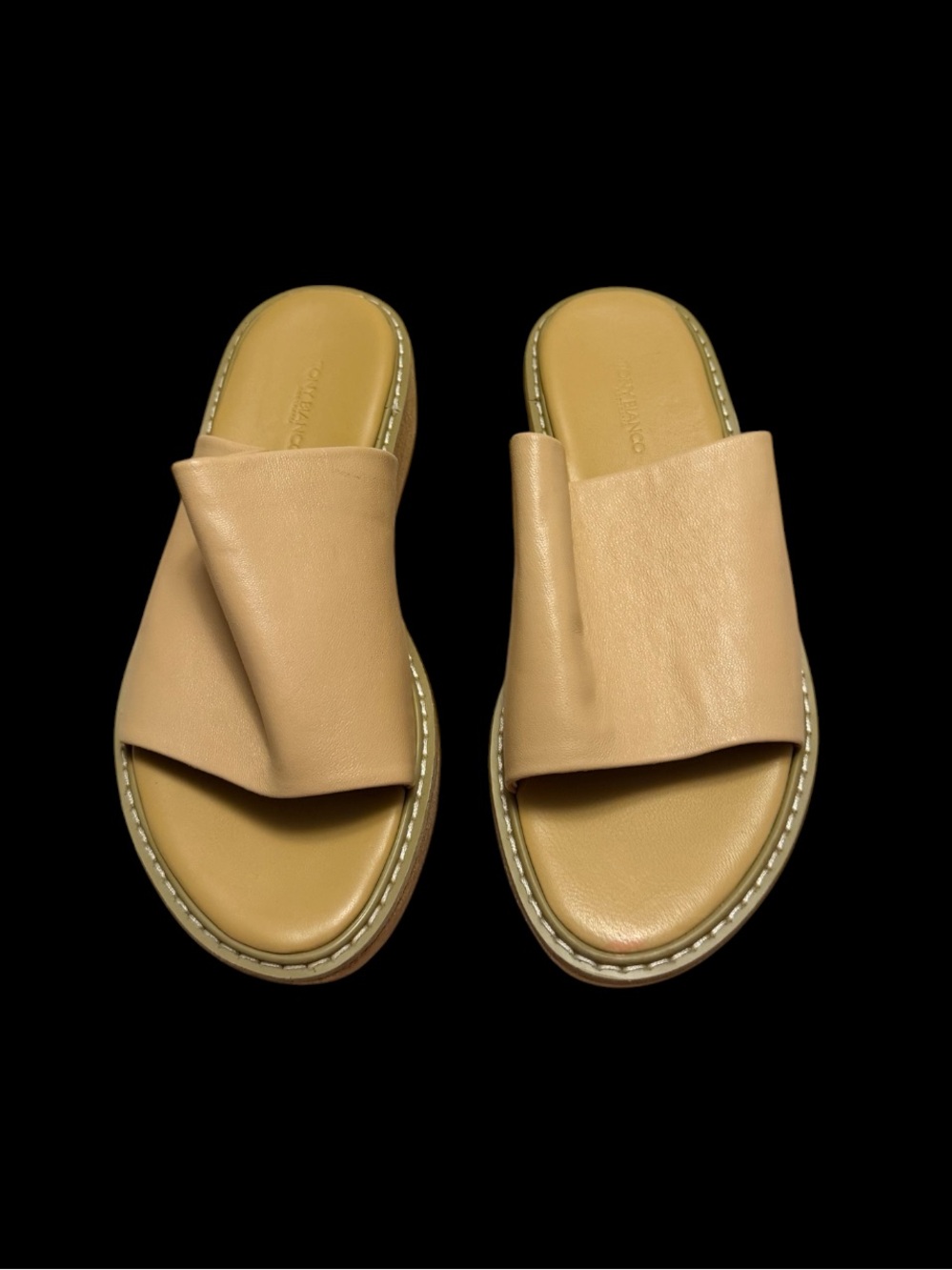 Tony Bianco Women's Tan Slide Sandals